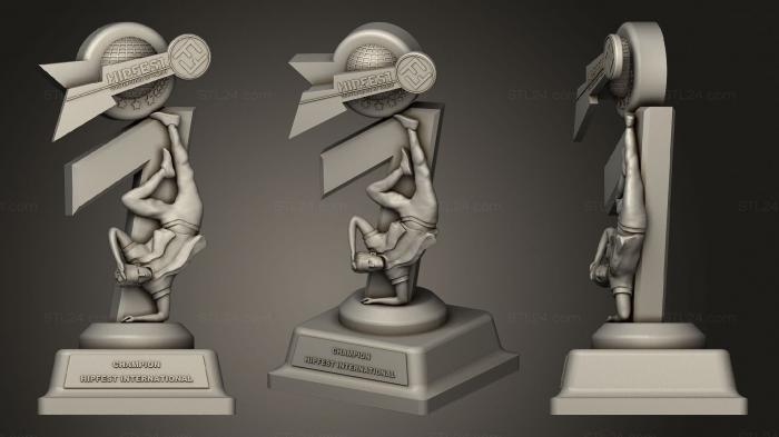 Статуэтки и статуи разные (Cp 3D, STKR_1181) 3D модель для ЧПУ станка